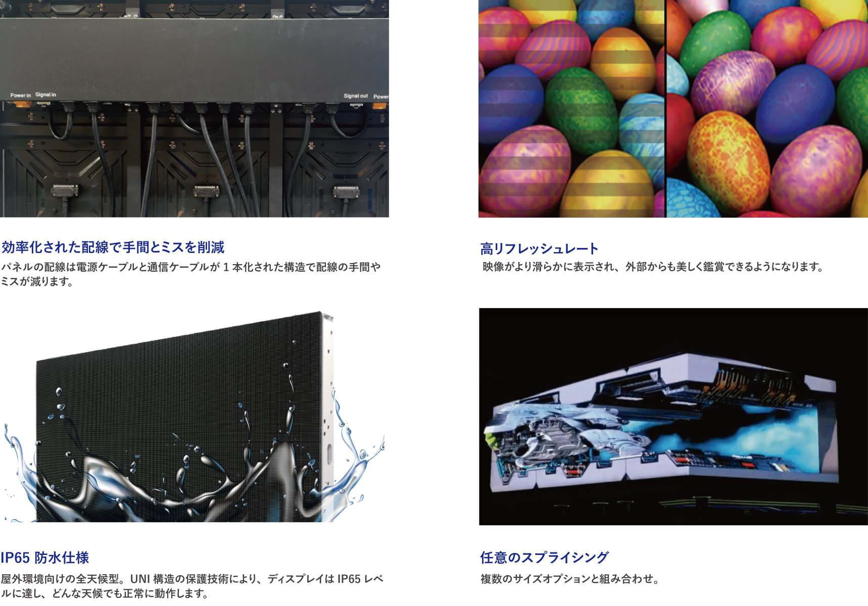 デジタルサイネージ製品S7シリーズの特徴